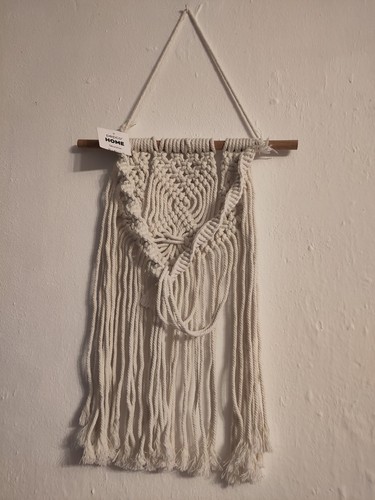 Macrame wall hanging cream - wall,