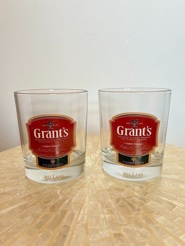Grant whisky glasses pair - whisky,