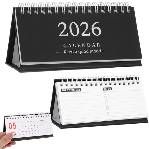 Desk calendar 2026 mini - desk,