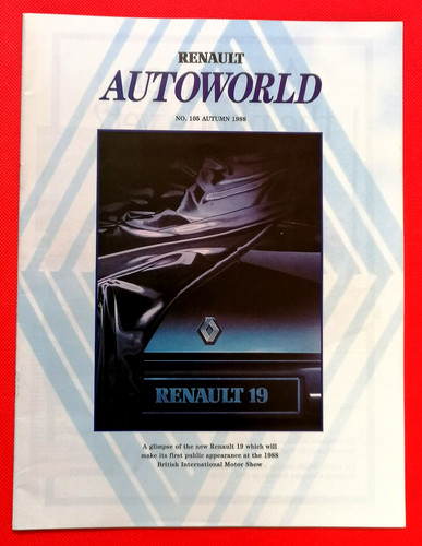 Renault autoworld autumn - renault, 1988