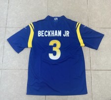 NFL LA Rams Odell Beckham Jr #3 Jersey Medium 