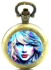 Gift Boxed Taylor Swift Swiftie Design Quartz Pocket/Necklace Watch/Merch