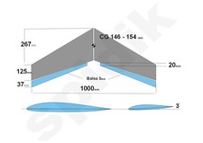 RC Zagi Flying Wing foam cores