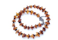 Sterling Silver Clasp Amber