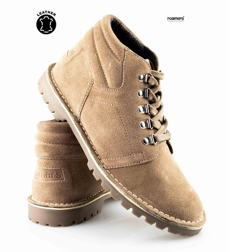 Mens leather suede casual - leather,