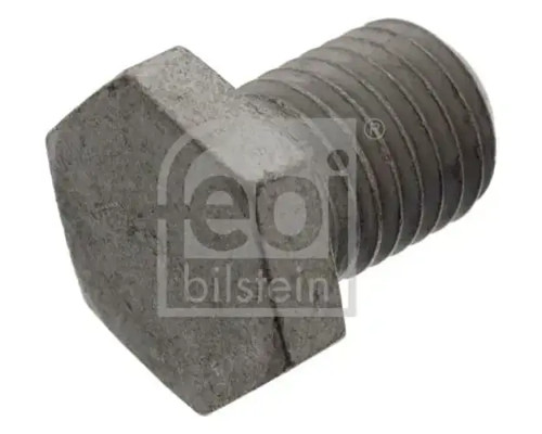 Oil pan drain plug male - pan,