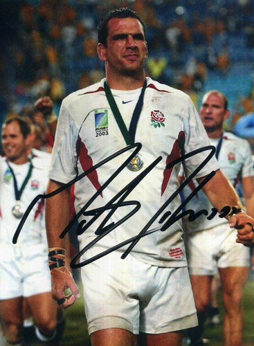 Martin johnson signed - johnson,