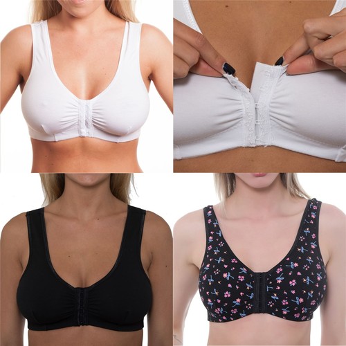 Front fastening bra non - fastening, wired