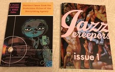 DOUGLAS NOBLE 2 X COMICS- POCKET CHILLER & JAZZ CREEPERS 1