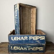 Vintage Wooden Pepsi Crates -