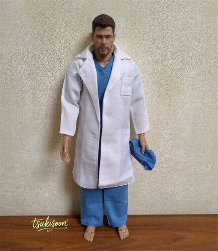 Scale white coat doctor - coat,