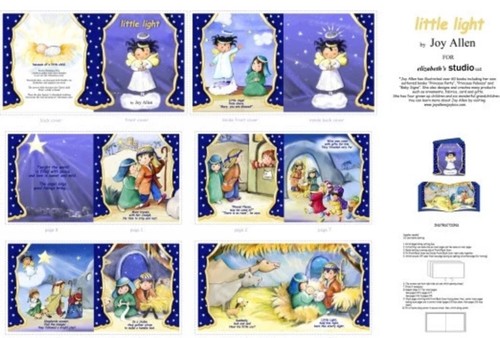 Little light nativity story - light, by