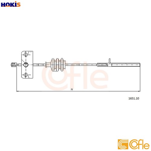 Cable pull parking brake - parking,