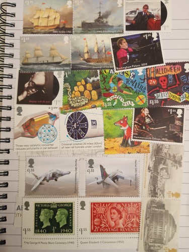 Royal mail stamps from - mail, (from