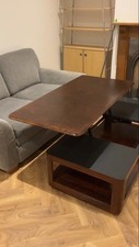 Coffee Table with pop up table