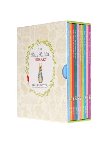 Peter rabbit library coloured - rabbit,