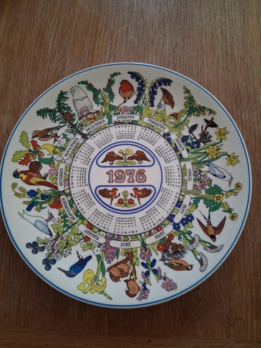 Wedgewood calendar plate - wedgewood,