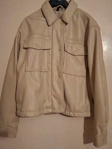 Faux leather jacket size - faux, jacket.