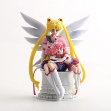 Sailor Moon & Chibi Moon Figures Set - 16cm Collectible Model Toys