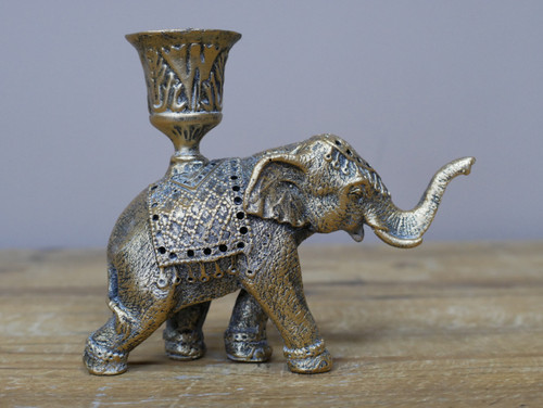 Elephant candle stick holder - elephant,