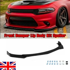 Front Bumper Lip Splitter Spoiler Chin Black For Audi S3 S4 A4 A5 A6 A7 B7 B8 C6