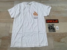 UNKLE James Lavelle LTD T Shirt Size M MEDIUM SIGNED Autographed tag + stickers