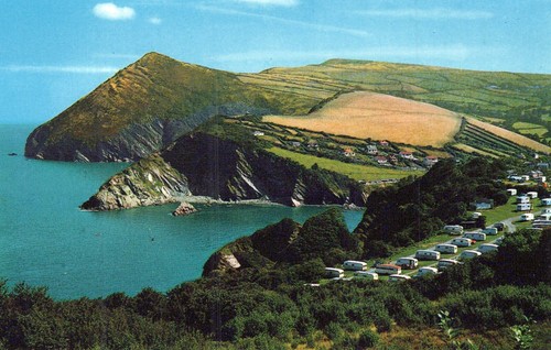 England postcard combe martin - england,