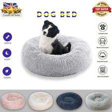 Dog Bed Donut Soft Large Plush