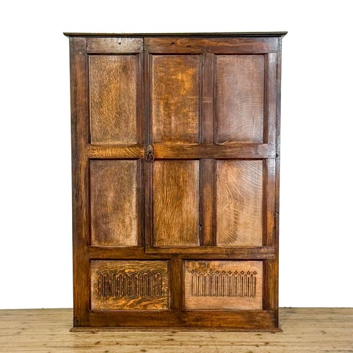 Antique oak panelled hall - oak,