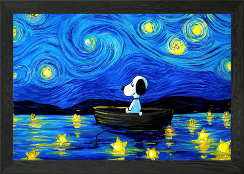 Snoopy starry night - snoopy's,