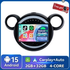 Android 15 CarPlay For BMW Mini Countryman 2010-16 Car Stereo GPS Sat Nav 2+64GB