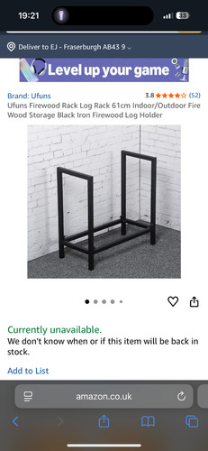 Ufunis firewood rack