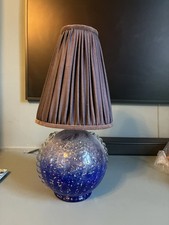 Vintage Murano Glass Lamp With Pooky Shade - Full Working Order