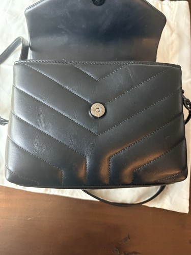 Ysl lamskin black leather - lamskin, lulu