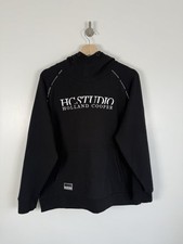 Holland Cooper Studio mHoodie Size Medium Black Jumper Hooded Sweater