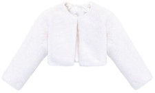 Girls Faux Fur Shrug Cozy