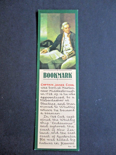 Bookmark captain james - captain, cook