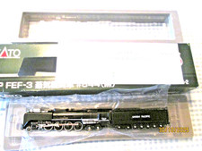 Kato N Gauge UP FEF-3 #844 Black 12605-2-Steam Locomotive -Union Pacific -Boxed