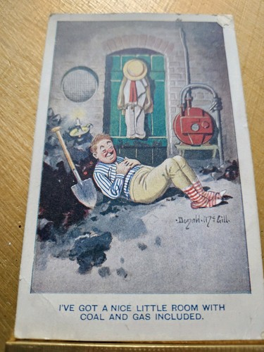 Vintage postcard inter art - vintage,