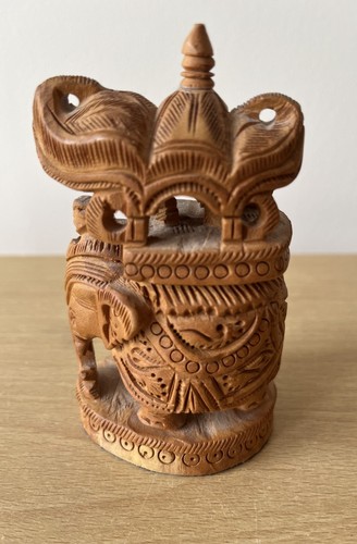 Wooden elephant probably from - elephant,