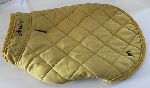 Joules yellow quilted dog - dog, coat