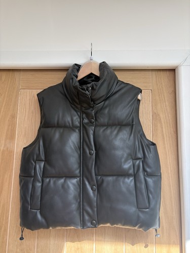 Padded ladies zara black faux - ladies,
