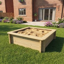 Wooden Sandpit - 1m x 1m –