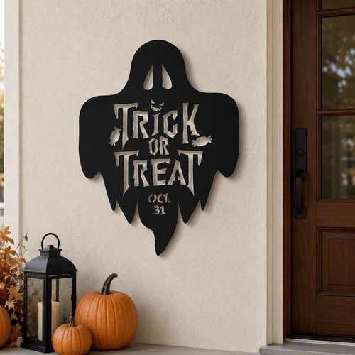 Trick treat halloween ghost - or,
