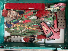 JOB LOT OF VINTAGE MECCANO SPARE PARTS