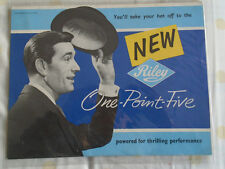 Riley 1.5 range brochure Dec 1957 ref 5746