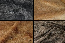 Fur Fabric Faux Fake Animal Teddy Bear & Animal Toy Craft 15mm,20mm or 30mm Pile
