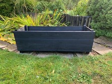 Black Wooden Planters Extra