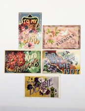Antique VTG Embossed Postcard