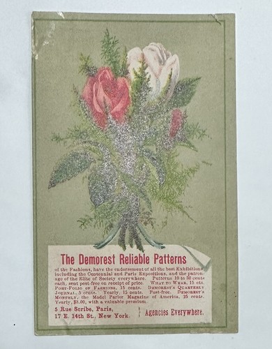Victorian trade card demorest - victorian,